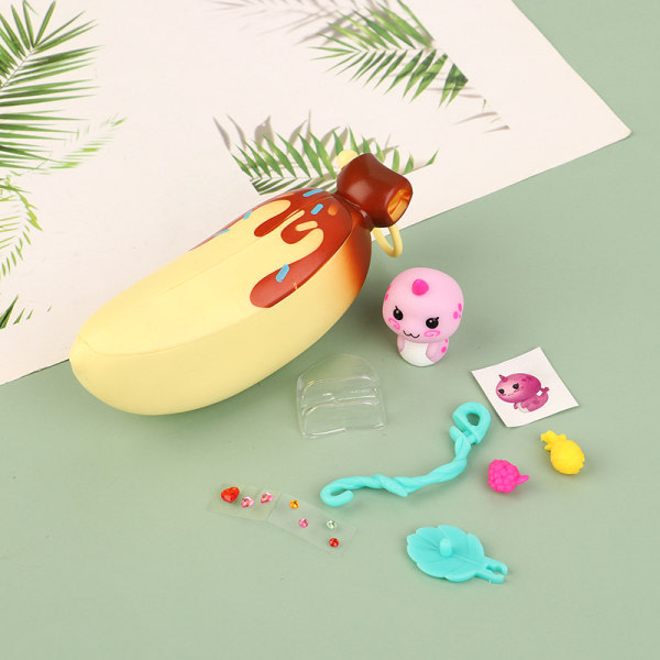 CDQ Bananer Mystery Bunch Toy födelsedagspresent för barn Blind Box Doll