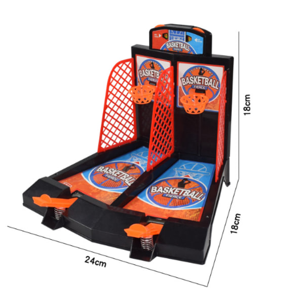 Fingerutskytningsfotballmaskin leketøy dobbel kamp pedagogisk basketballmaskin skrivebordsfestlek - den beste gaven til barn Doubles Basketball