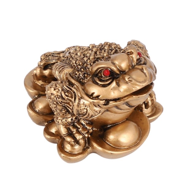 Kinesisk Feng Shui Pengar Lucky Fortune Wealth Frog Padda