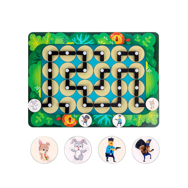 Labyrinttipusselspel Labyrintkoppling Fidget Toys Tidiga pedagogiska leksaker Logi Träning Brädspel för barn null none