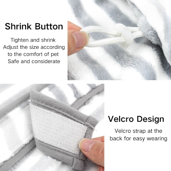 Frettsele - Fleece Bärsele för Små Djur Mjuk Andningsbar Handsfree Axel Fram Bröst Förkläde Bonding Pouch Accompany Carrier för Små D