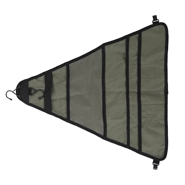 Foldable Adjustable Cutlery Storage Bag with Multiple Pockets for Backpacking BBQ Camping Hiking