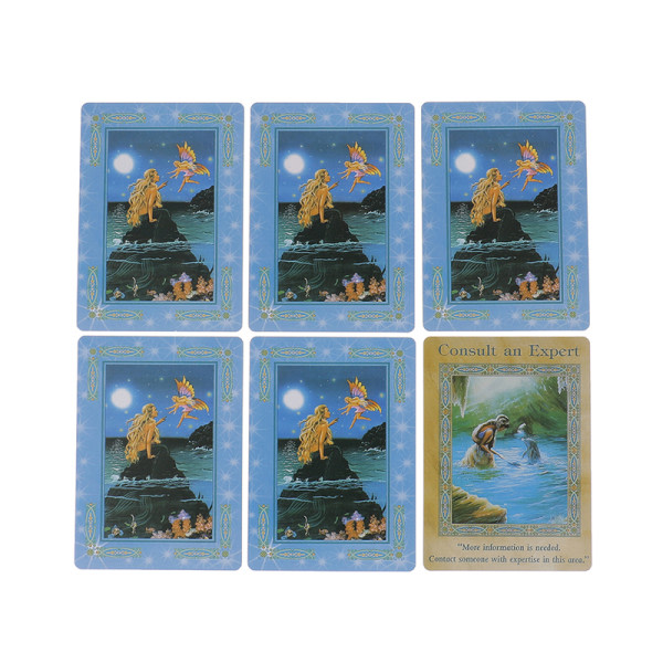 Magiska sjöjungfrur och delfiner Oracle Cards Tarot Prophecy Divi Multicolor one size