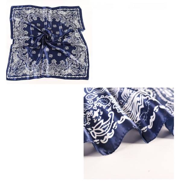 Halsduk i sidenscarf med huvudduk för kvinnor
