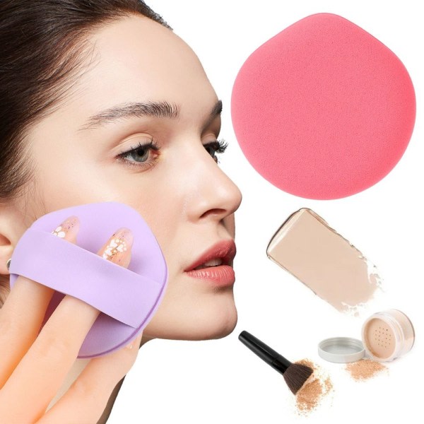 4 st Makeup Sponge Air Cushion Powder Puff Återanvändbart sminkverktyg 4ST