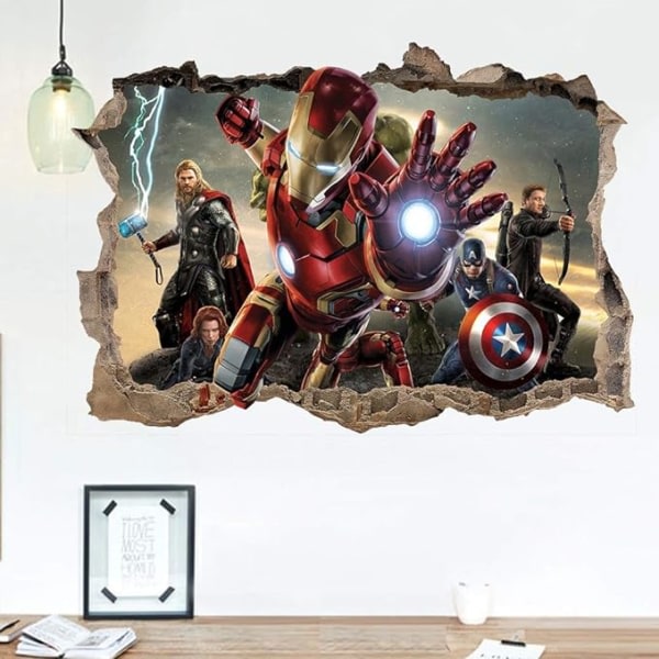 3D Avengers Iron Man Stickers Iron Man Wall Stickers Marvel Iron