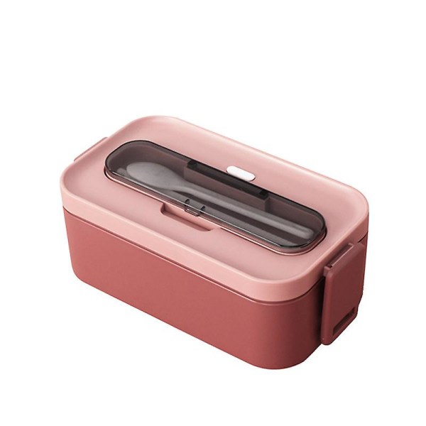 CDQ Lunchbox 1000 ml, BPA-fri, diskmaskin, mikrovågsugn och fryssäker (röd) Red
