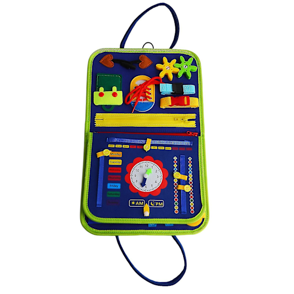 Preschool Sensory Activity Board - Develop Early Learning Skills with Toddler Toy