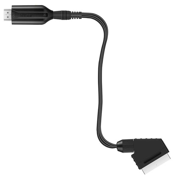 SCART till HDMI-omvandlarkabel 1080P/720P med USB-kablar SCART I - Perfekt