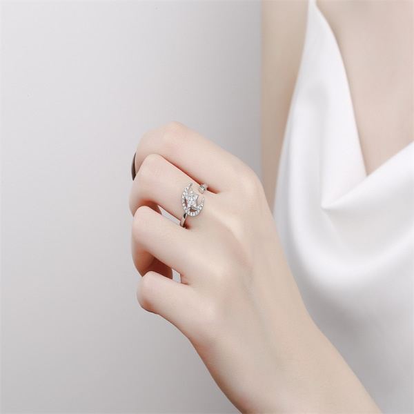 CDQ Anti-stress ringar Justerbar 3-pack Silver SilverCDQ