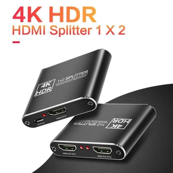 HDMI-splitter, der understøtter 3D 1080p 4K