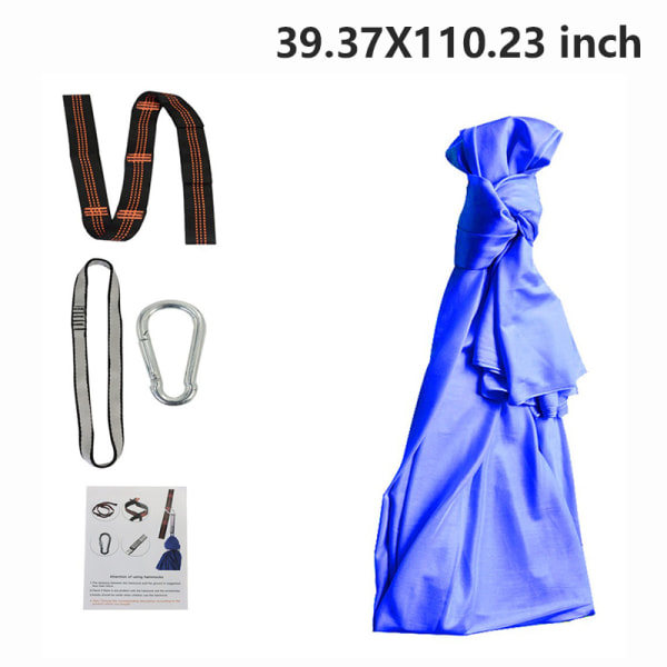 Barn elastisk gunga sensorisk träning lindra avslappning utomhus grå 100*280cm