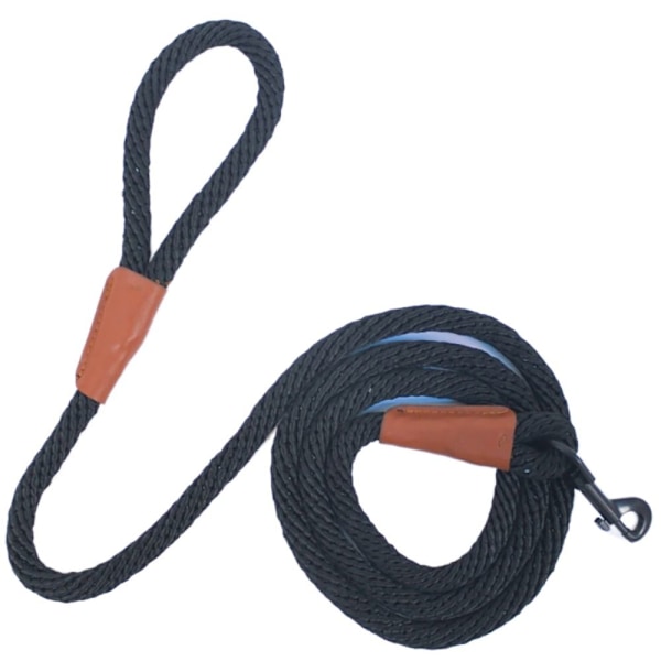 180 cm Hundesnor Stærk reb Hundesnor SORT black