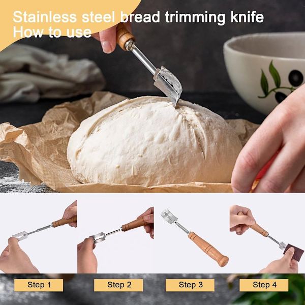 Bread Baking Fermentation Basket - Yeast Baking Set - Includes a 23 cm Round Fermentation Basket and a 25 cm Oval Fermentation Basket, a Whisk - Dough Scraper