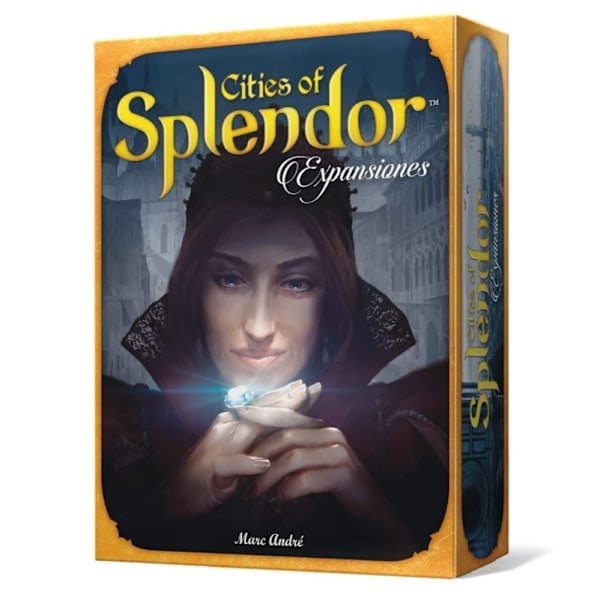 \"QD\" Splendor brætspil - Engagerende strategisk ædelstensspil for børn og voksne, 10 år+, 2-4 spillere, 30 minutters spilletid