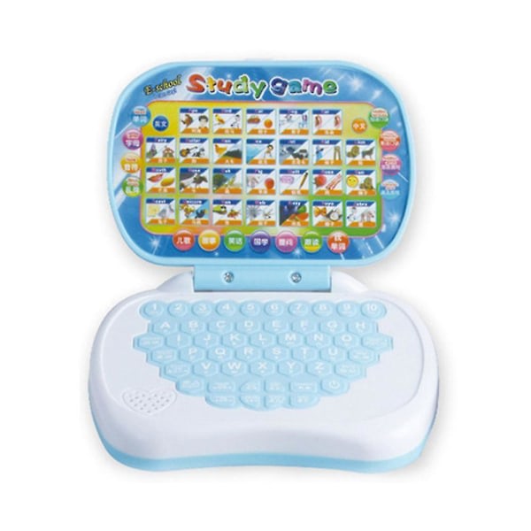 Tietokone Kannettava Tabletti Lapset Lapset Opetuslelut Piirretty Oppimiskone Lelu