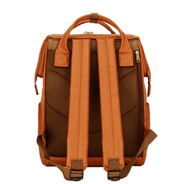 Skötväska i läderryggsäck med laptopfack Travel