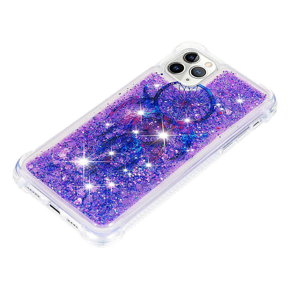 Case till Iphone 11 Pro Glitter Liquide Paillette Tincelle Sparkly Cristal Brillante Bumper - Wind Bell null ingen