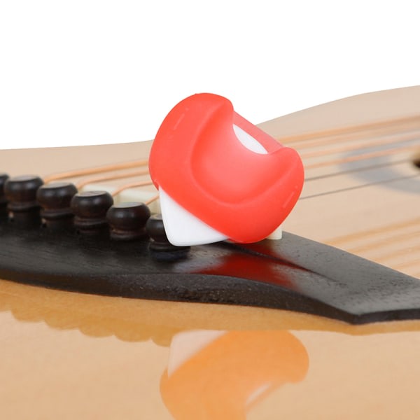 CDQ 3 ST Guitar Picks Anti-halk Säkerhetsmaterial Kvalitet Hållbar Ele White