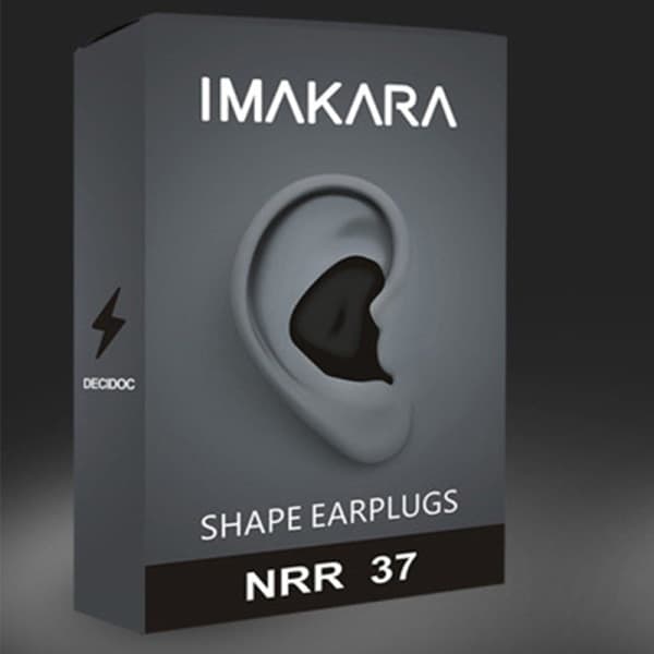 CDQ 60st silikon ørepropper Sleep Anti Noise Formbare ørepropper Black