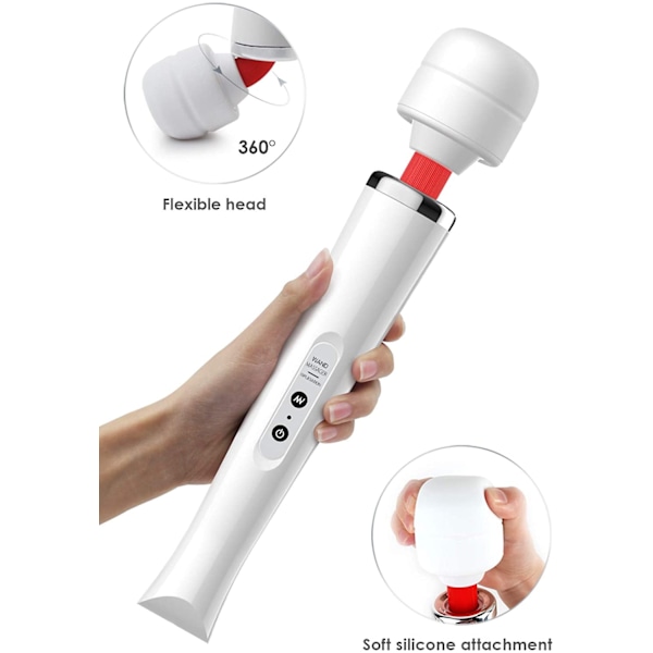 Sladdlös Elektrisk Massageapparat - 10 Vibrationer, Laddningsbar, Djupvävnad