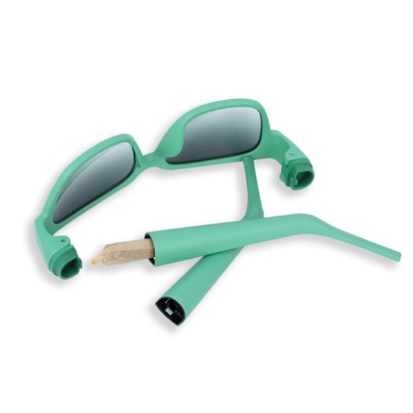 CDQ Solglasögon Hidden Horn Tube Forvaring Avtagbar glasögonhållare type-A1