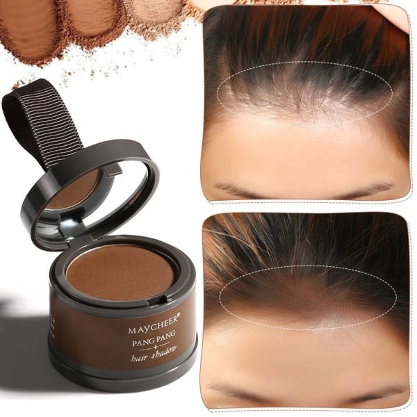 Fluffigt tunt pulver Pang Line Shadow Makeup Hår Concealer Root Cover Up 1 brun