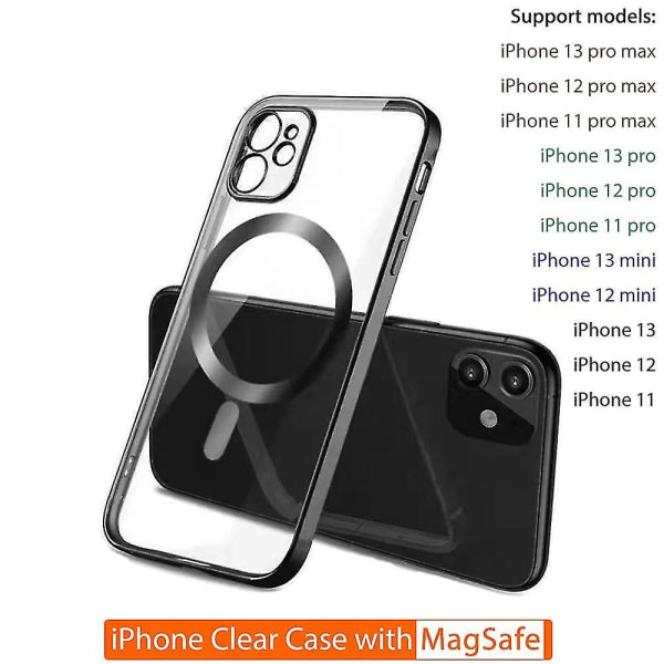 För Iphone 13 Mini Magsafe Magnetic Trådlöst Case Case null none