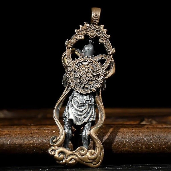 Kreativ Guardian Vajra Buddha hänge halsband män och kvinnor buddhistiska hänge amulett halsband Casual Accessoarer Smycken