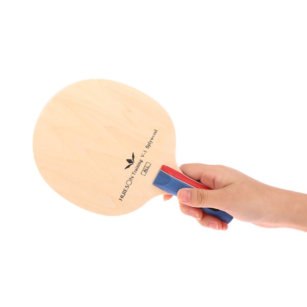 1. Bordtennis bat L?tt greppblad Ping Pong Tr?f?rg ONE SIZE