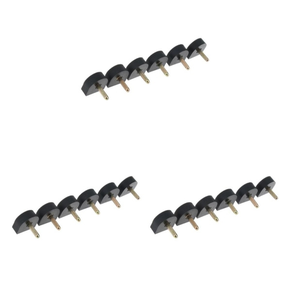 1/2/3/5 3 par korkokorkar Taps Skoreparationsbyte Svart 8mm 3PCS