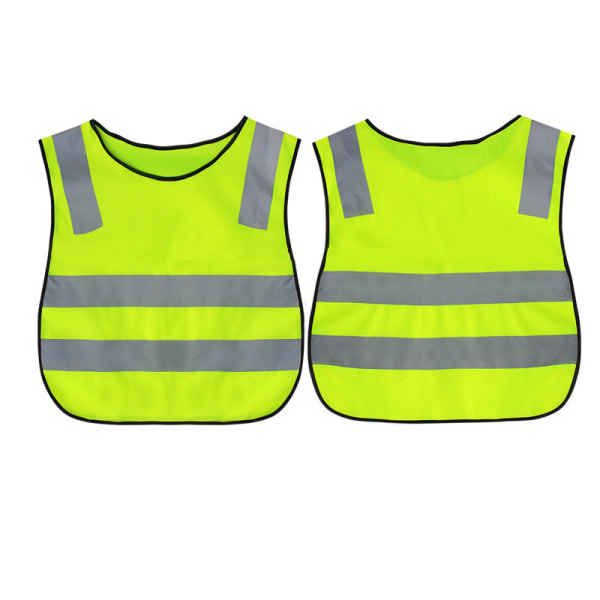 2 stk. sikkerhedsvest til børn, 360° synlighed reflekterende vest f