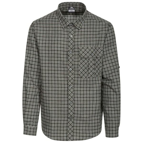 Trespass Mens Snyper Rutig Skjorta L Grön Rutig Green Check L zdq