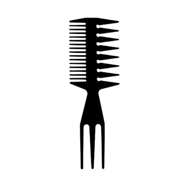3-i-1 plastkammar Redskapande hårkam bredtandskam Antistatisk kam frisørstylingverktøy