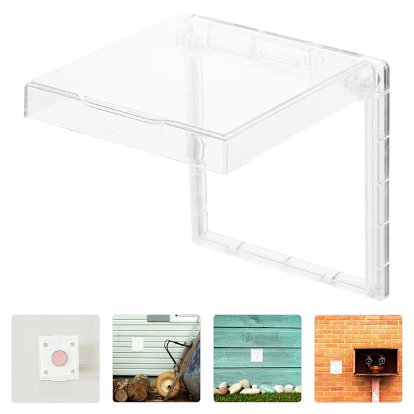Socket Protective Cover Waterproof Box Rainproof Plug Leak 1x 1x