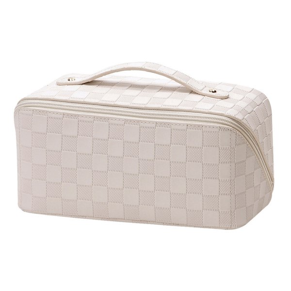 Stor kapacitet resor kosmetisk väska Makeup väska Portable Travel white