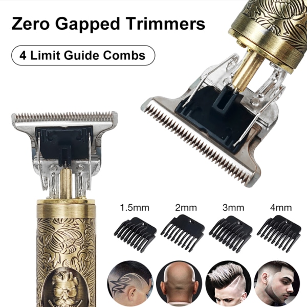 Hårklippare för män, sladdlös rakapparat, klipptrimmer, barbermaskin 1