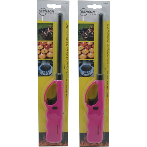 Benson Gaslighter - 2 stk. - Grilllightere - 27 cm - Børnelås - Køkken/Lys