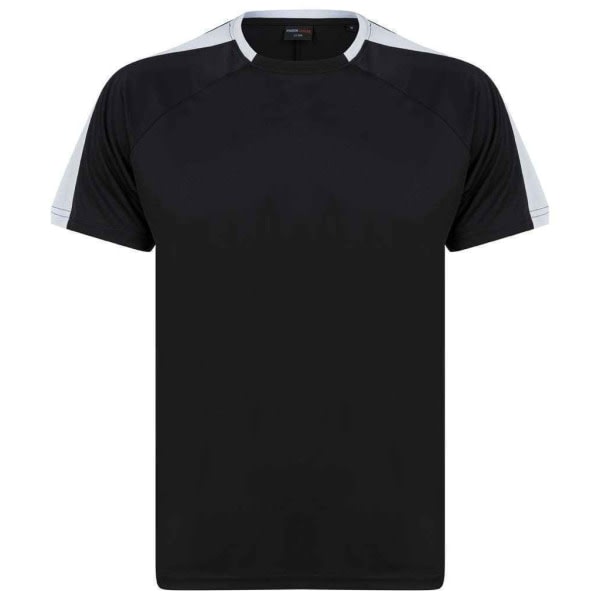 Finden og Hales Unisex Team T-Shirt S Svart/Vit Sort/Hvid S zdq