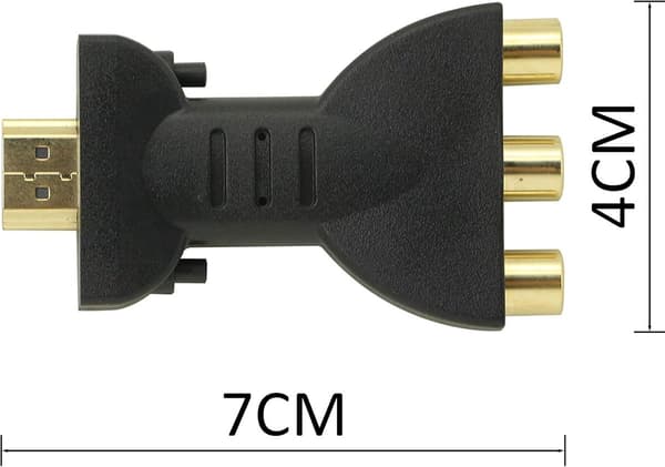 HDMI - til - 3 - Egnede - komponenter - komponent