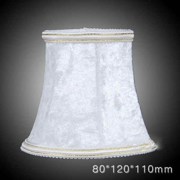 Lamptyg Clip Tyg Lampskärm HVID hvid white