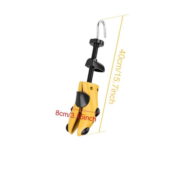 Comfortable and Adjustable Shoe Stretchers for Tight Shoes Yellow Gul
