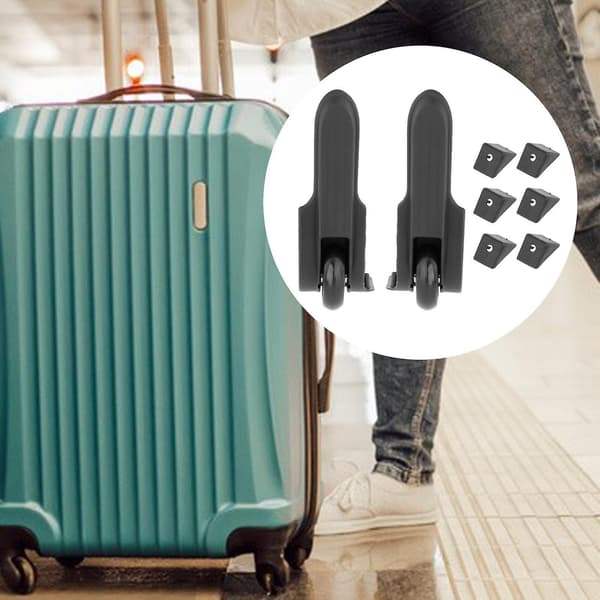 1 par kufferthjul trolley kuffert hjul universel erstatning