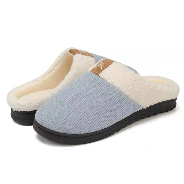 CDQ Kvinnors Slip on Fuzzy House Tofflor Memory Foam Tofflor Scuff