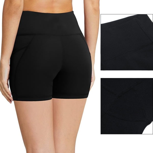 CDQ BALEAF 8\"/7\"/ 5\" Høy midje Biker Shorts for kvinner, yogatrening