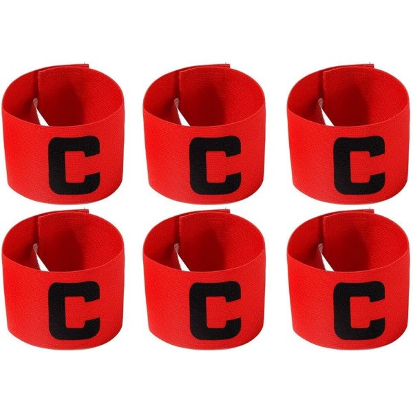 CDQ 6-pack elastiska fotbollsarmband Justerbara fotbollsarmband
