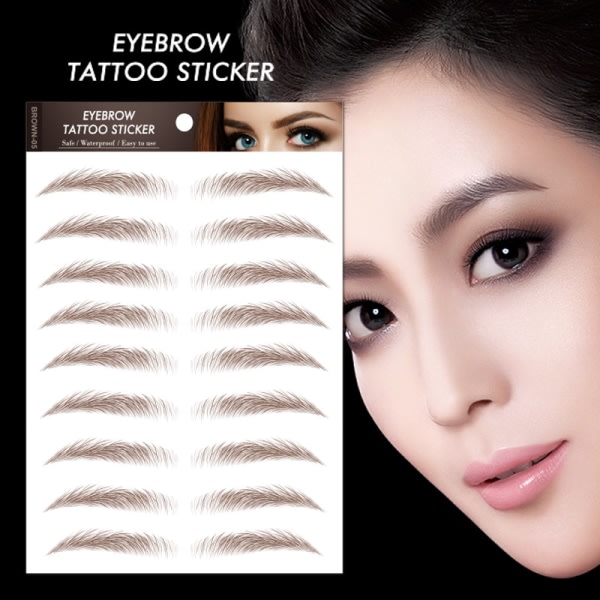 Brow Tattoo Temporary Svart-MM-04