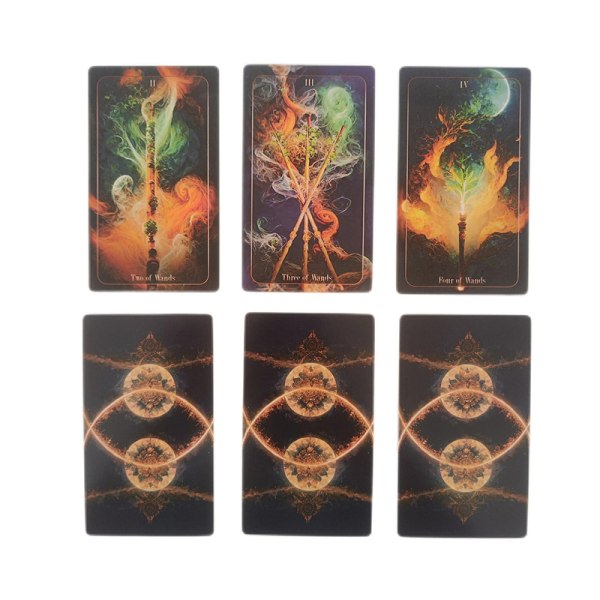 CDQ 12x7cm Tarotkort Set Divination Delusion Tarotkort