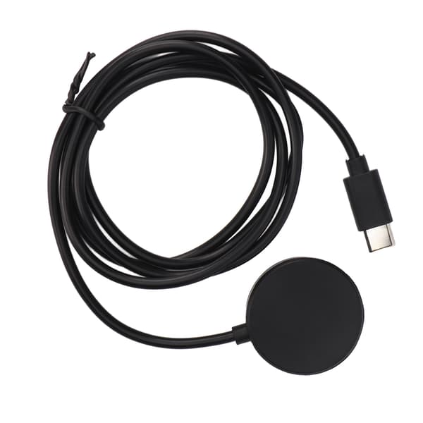 Smartwatch-oplader magnetisk USB C med 1 m kabel sort smartwatch-opladningsdock til Samsung Galaxy Watch 5 Pro