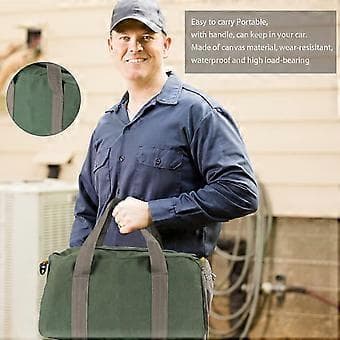 Multifunctional Canvas Tool Bag, Waterproof and Robust, For Men and Women, Large